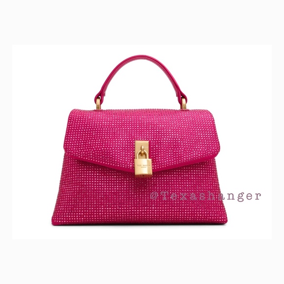 NWT Ted Baker Poppy Mini Satchel Hot Pink - Picture 3 of 10